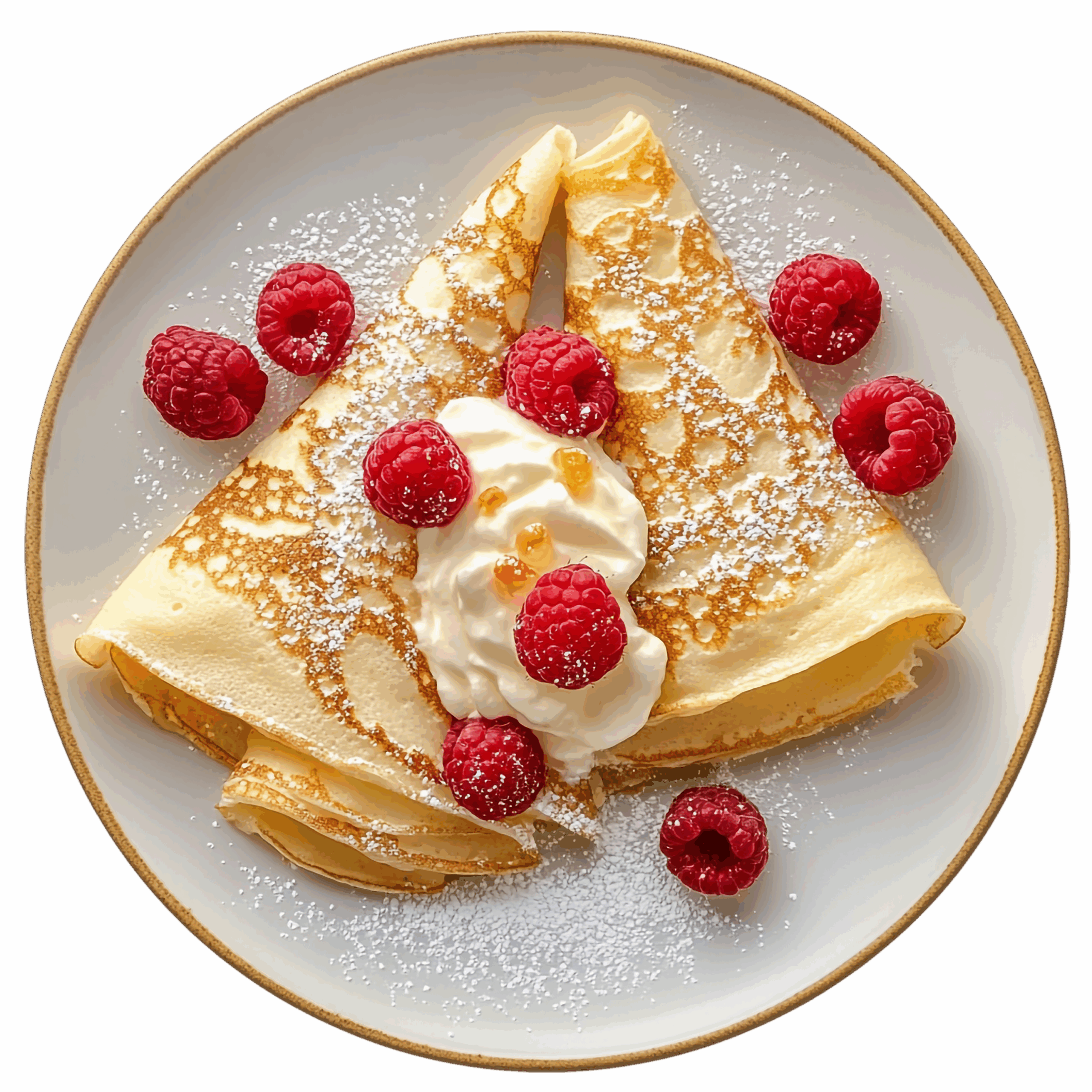 Light and fluffy crepes served_19961132