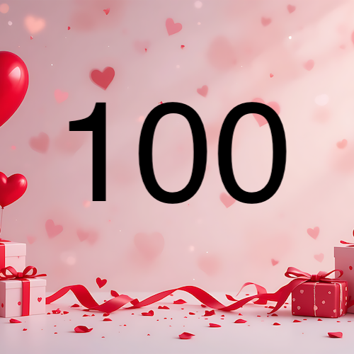 Bon cadeau de 100 CHF pour la St-Valentin