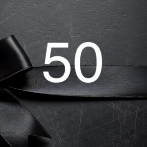 Bon cadeau de 50 CHF (standard noir)