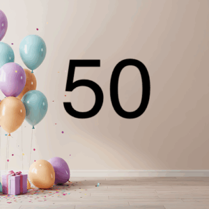 Bon cadeau de 50 CHF pour un anniversaire