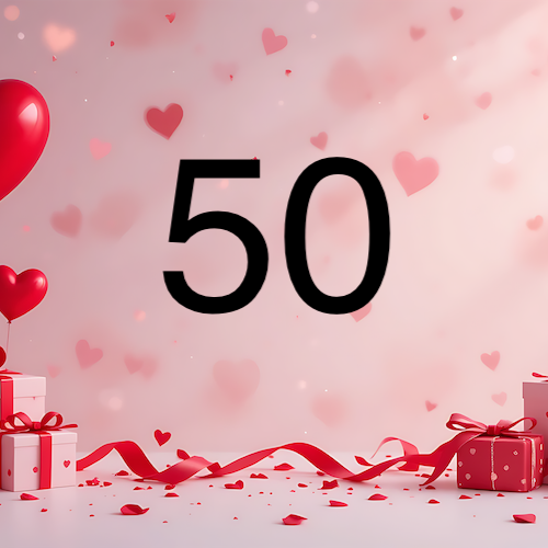 Bon cadeau de 50 CHF pour la St-Valentin