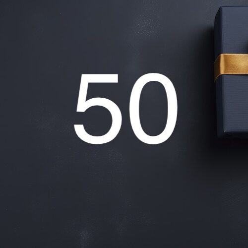 Bon cadeau de 50 CHF (standard bleu)